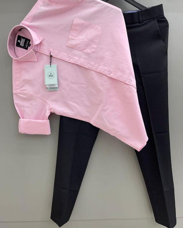 Oxford shirt with trouser combo