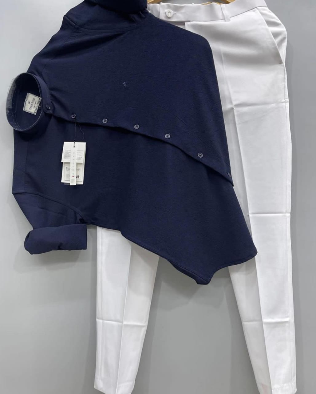 Oxford shirt with trouser combo