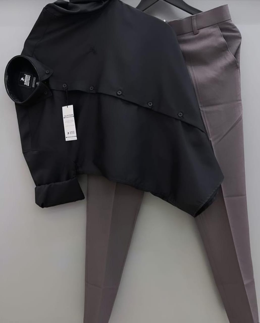 Oxford shirt with trouser combo