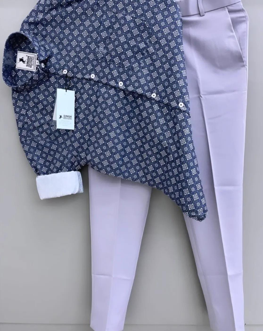 Oxford shirt with trouser combo