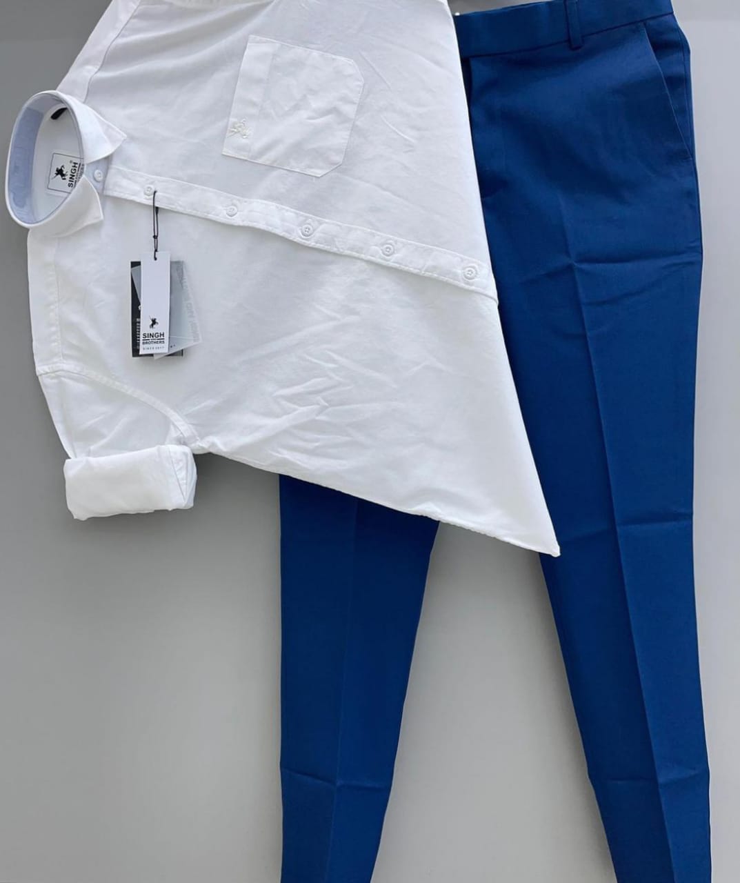 Oxford shirt with trouser