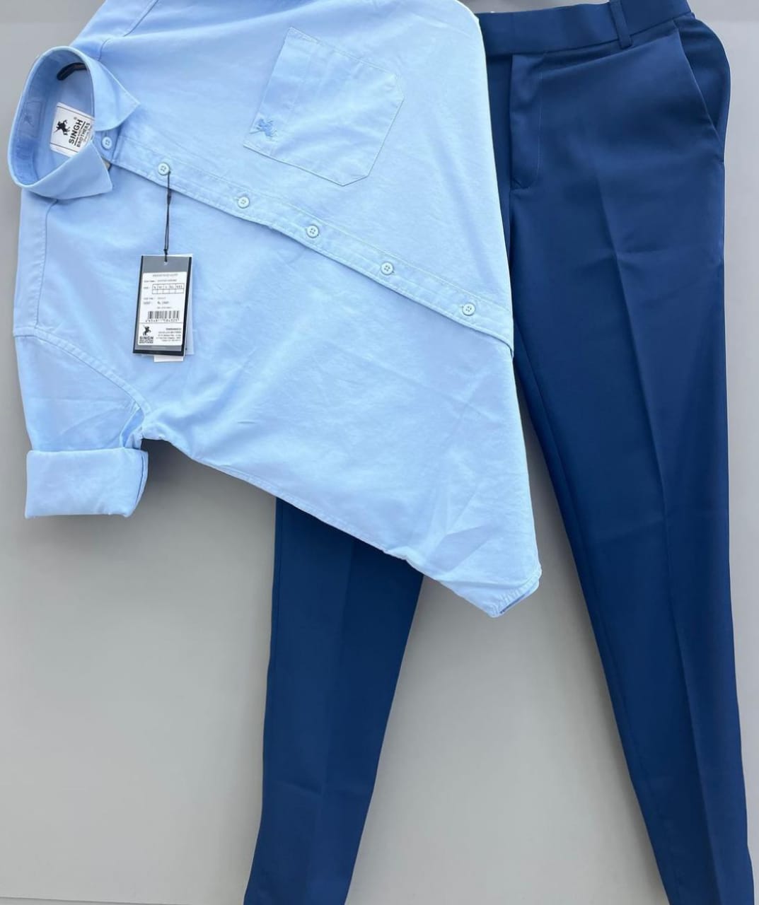 Shirt with formal pant